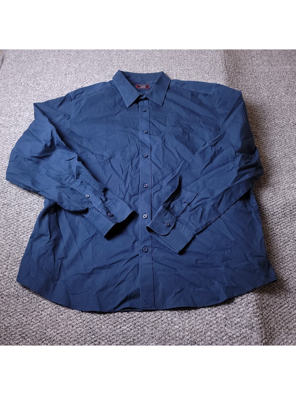 UNTUCKIT Castello Shirt Mens 2XL Button Long Sleeve Blue Cotton